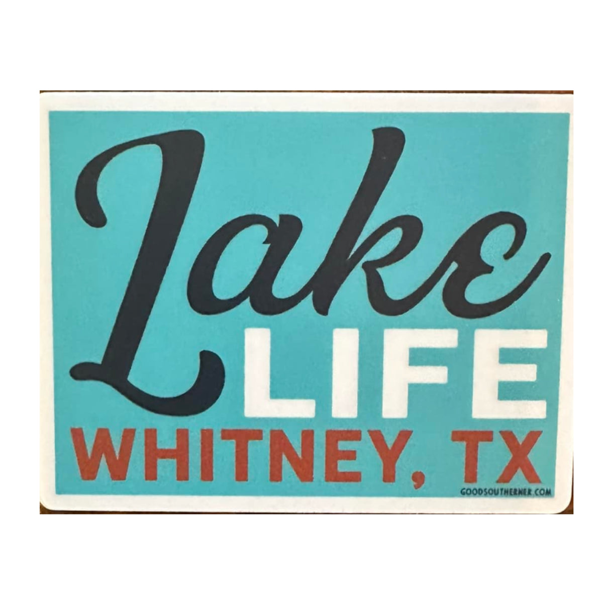 Lake Life Whitney Texas Sticker